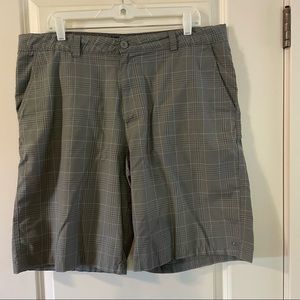 Mens O’NEILL Shorts Gray Plaid Size 38